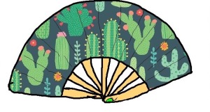 éventail cactus